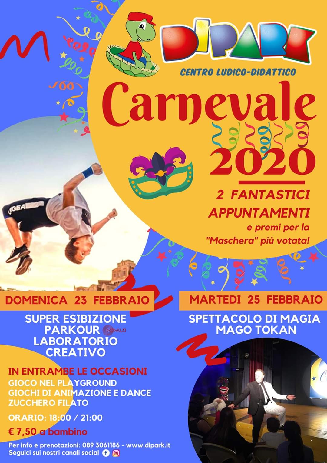 Carnevale 2020 al Dipark